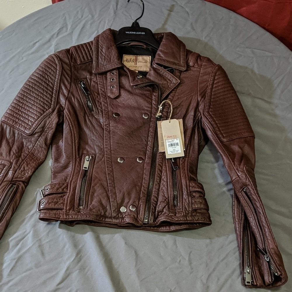 Women's xs Wilson's leather coat.